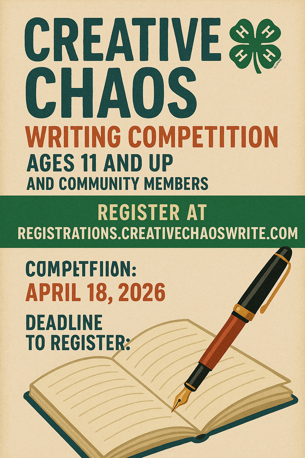Creative Chaos Writing Competition image